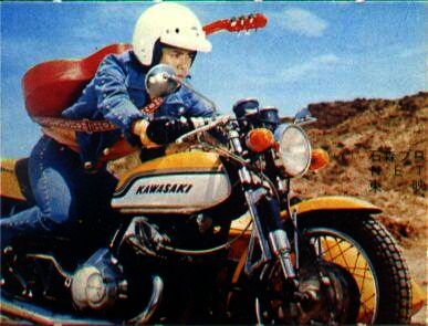 Jiro on motorcycle
