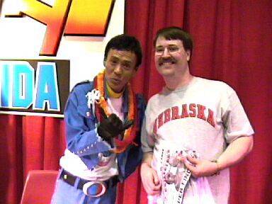 Ban, Daisuke (Jiro/Kikaida) and yours truly - Friday July 20, 2001